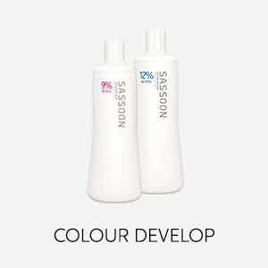 COLOUR DEVELOP Precisely helps Sassoon colour products to develop and provide the best possible consistency for easy application and rinsing